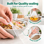 100PCS Disposable Stretch Food Covers