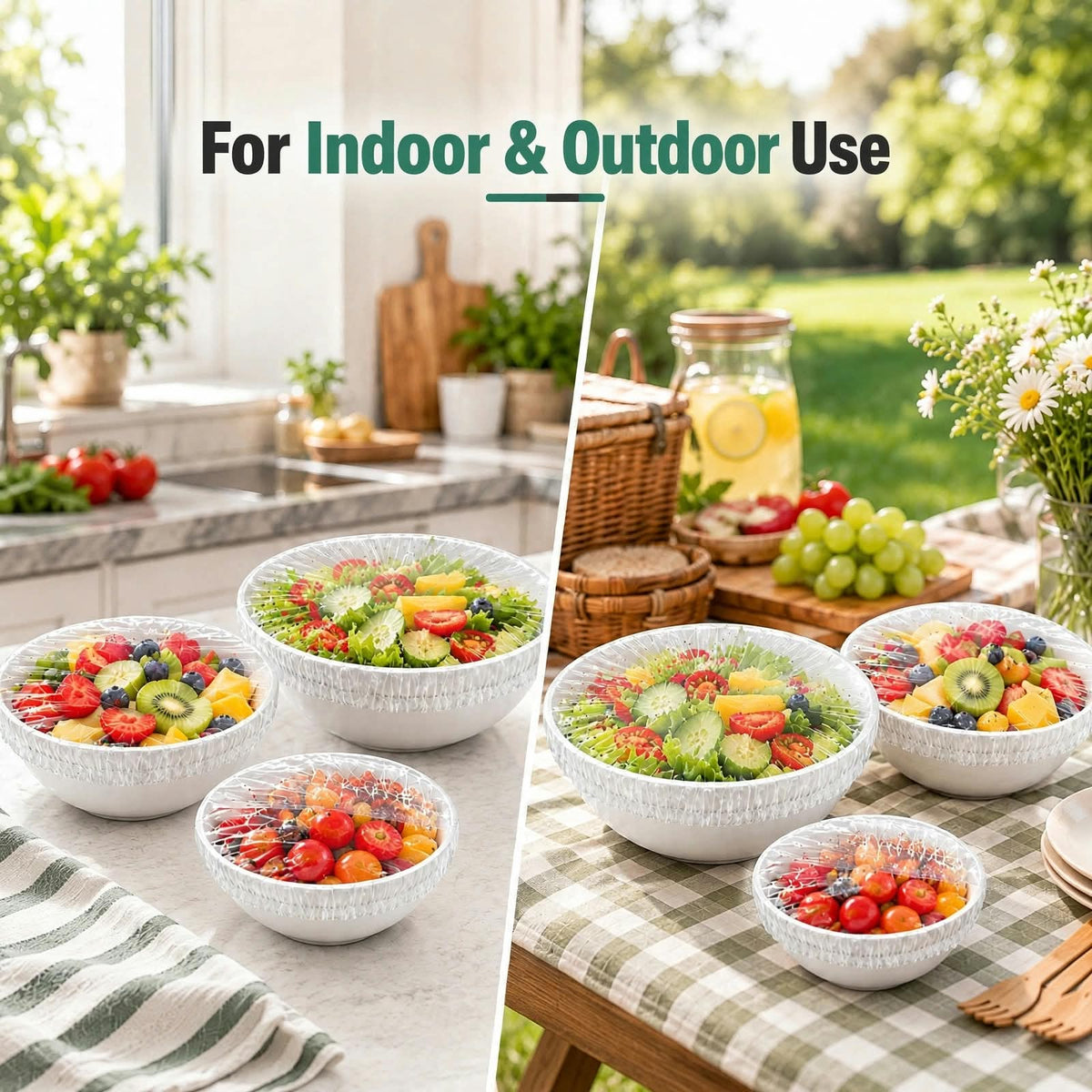 100PCS Disposable Stretch Food Covers